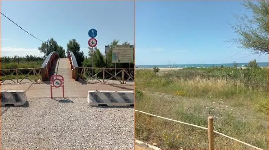 Sgomberato accampamento di venditori abusivi alle dune di Passoscuro