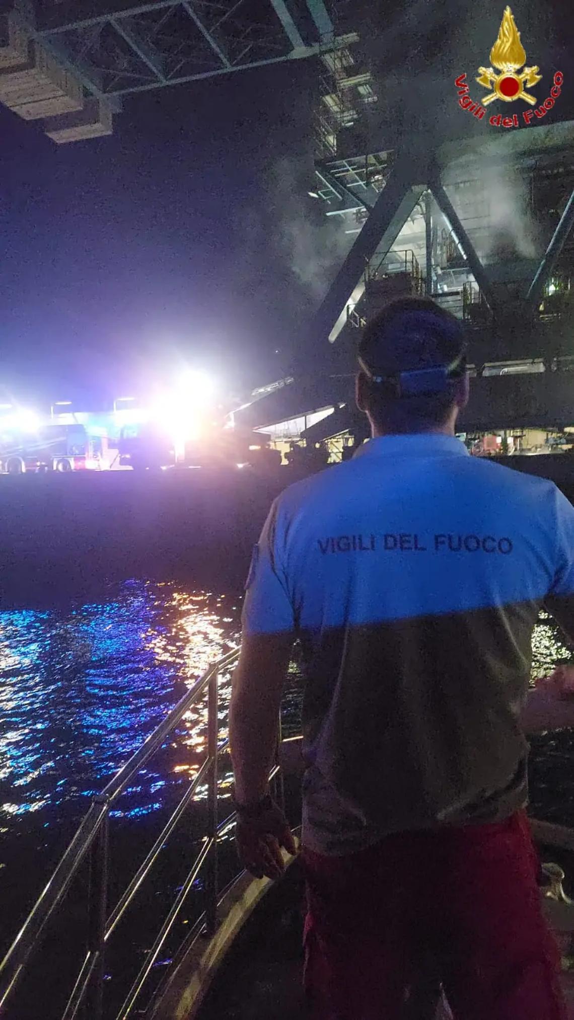 Principio d&rsquo;incendio a Tvn: verifiche in corso