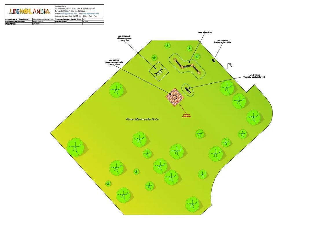 Nasce il parco giochi di via Martiri delle Foibe