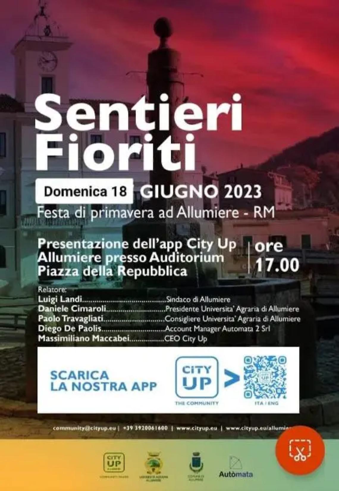 City Up Allumiere: un&rsquo;applicazione dedicata al territorio