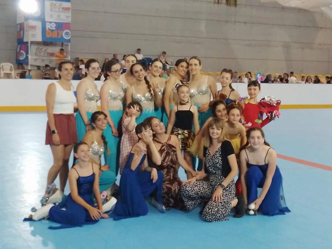 Le Roller Fairies danno spettacolo al saggiodi fine anno