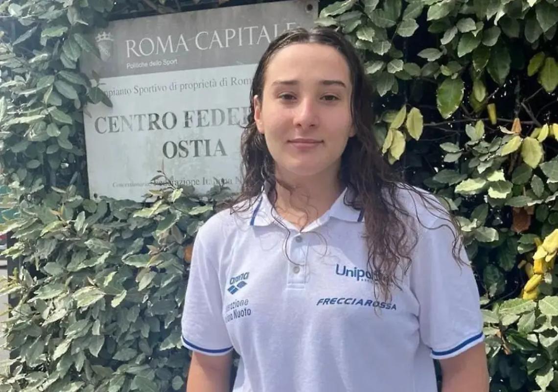 Lucrezia Puppi con la Nazionale agli Europei Under 15