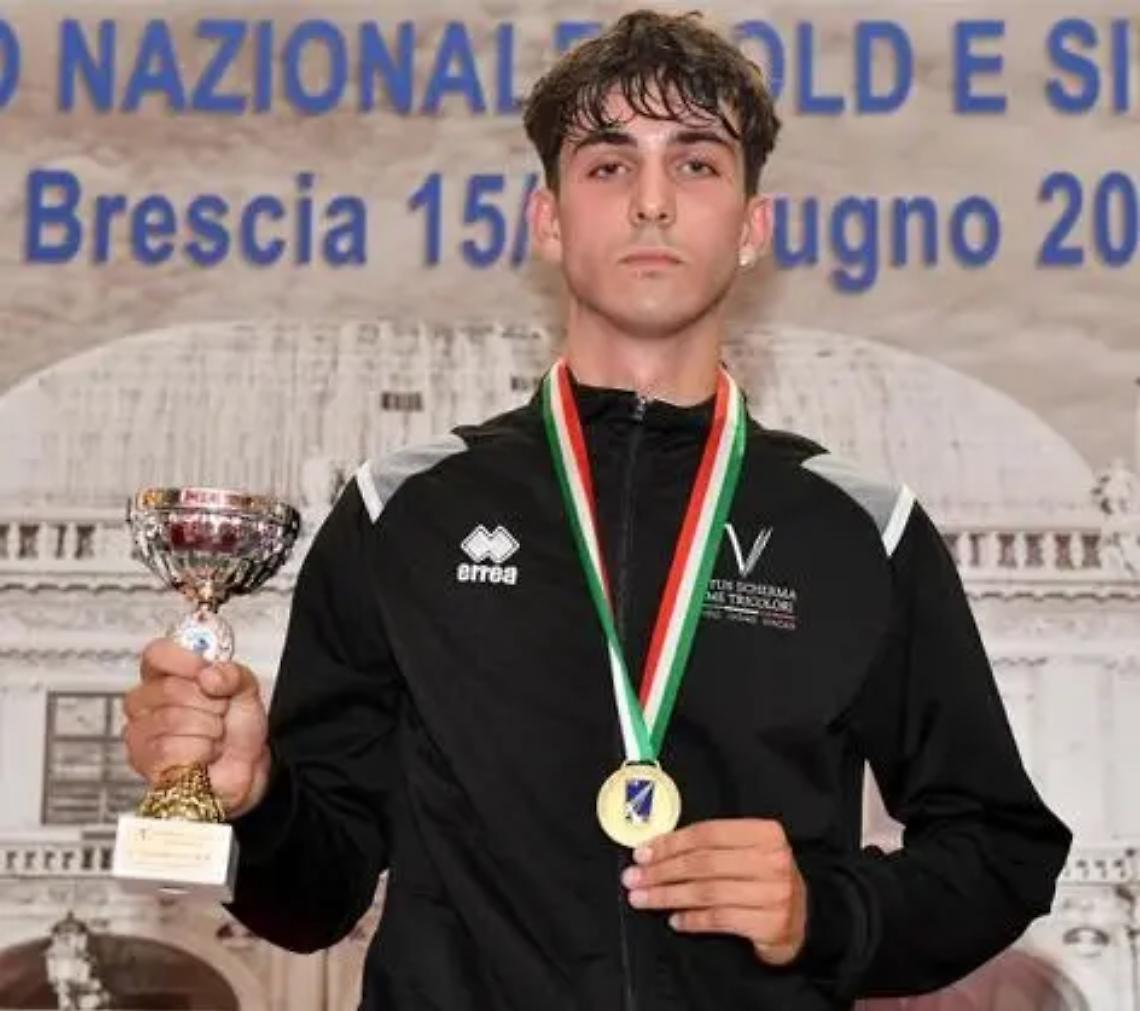 Sciabola, Daniele Stirpe si laurea campione italiano