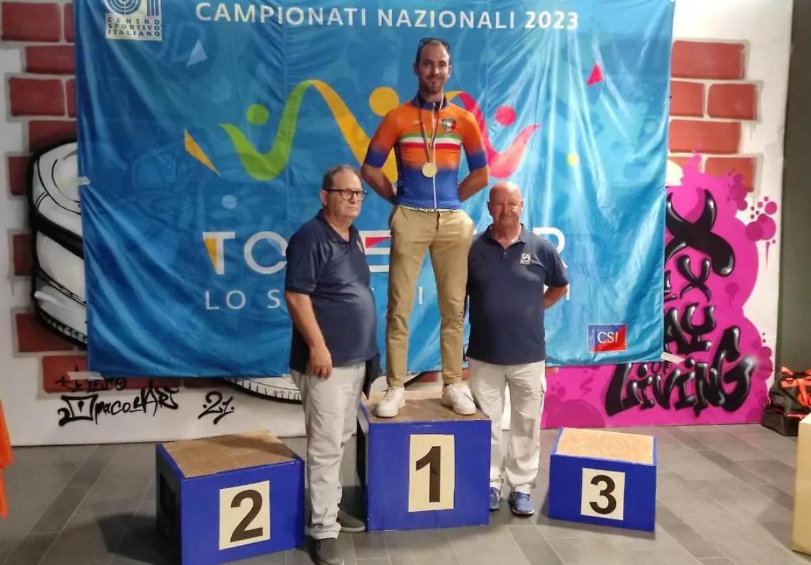 Gianluca Magnante conquista il titolo nazionale CSI a cronometro