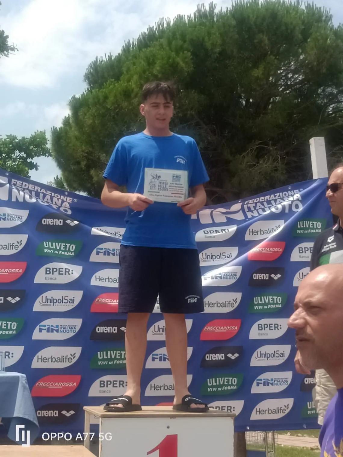 Trofeo delle Regioni, Daniele Fiorelli vola nei 200 stile e contribuisce alla vittoria del Lazio