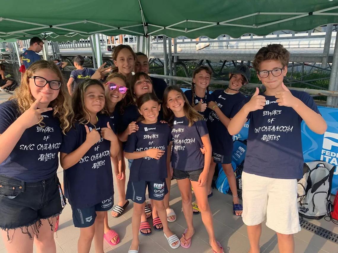 Sport Natatori Civitavecchia, tante medaglie ai Regionali estivi Esordienti B di Pietralata