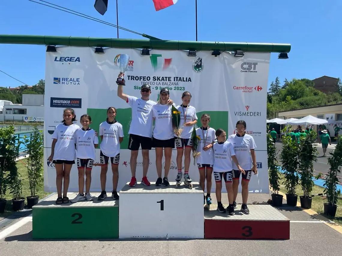 La Debby Roller Team conquista due ori e il titolo di societ&agrave; allo Skate Italia 2023