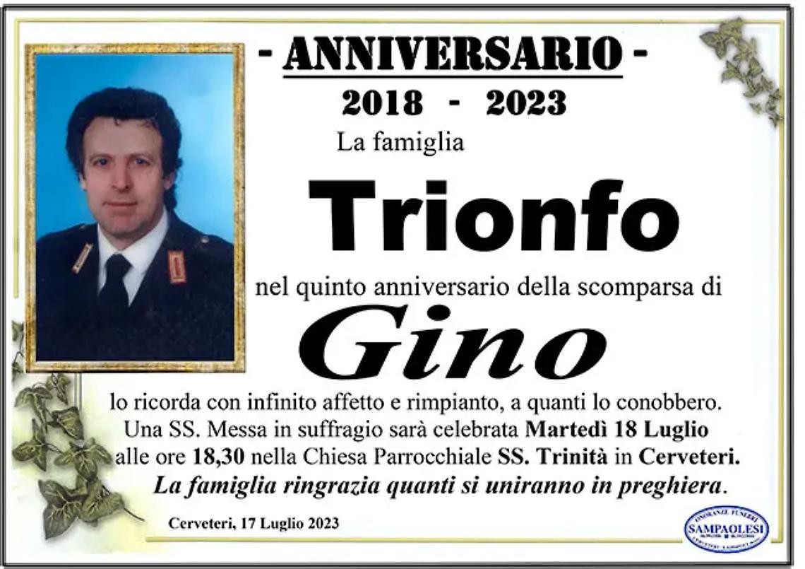 GINO TRIONFO &ndash; Anniversario