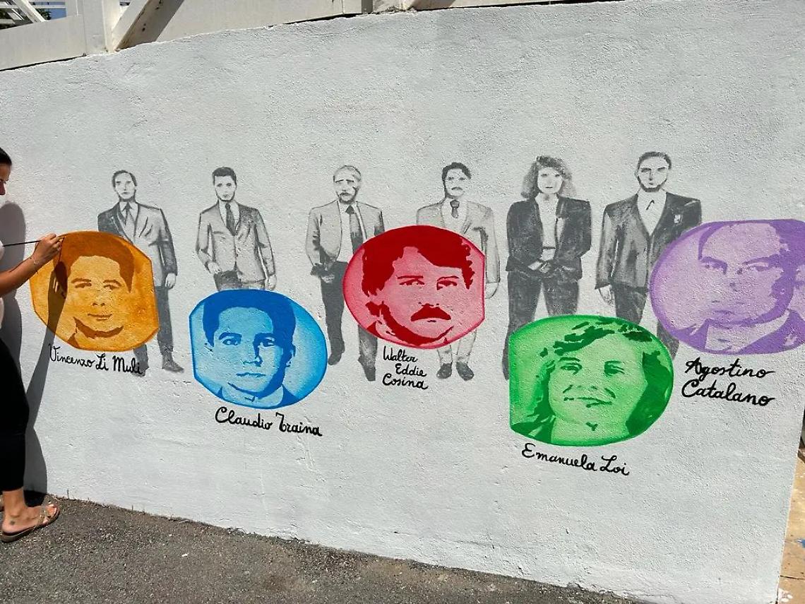 Falcone e Borsellino: 2 murales dedicati alle loro scorte