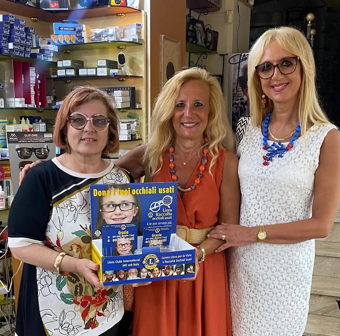 Il Lions club di Tarquinia promuove il service &ldquo;Raccolta occhiali usati&rdquo;