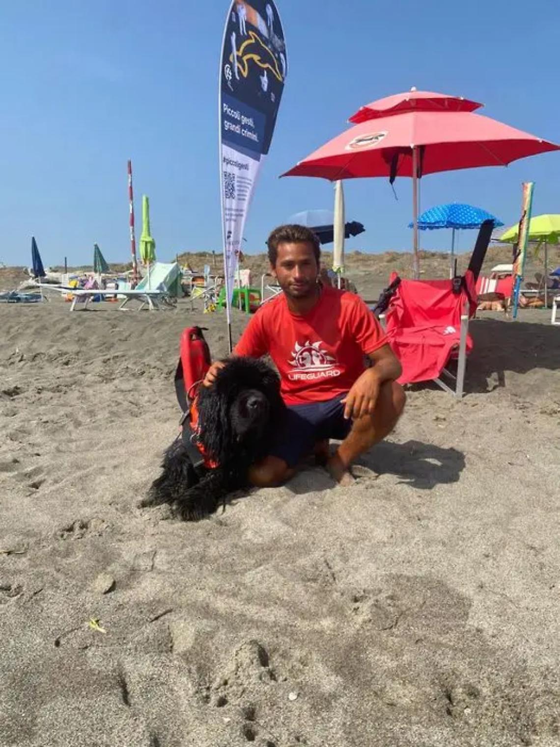 Mare mosso, raffica di salvataggi sul litorale di Tarquinia