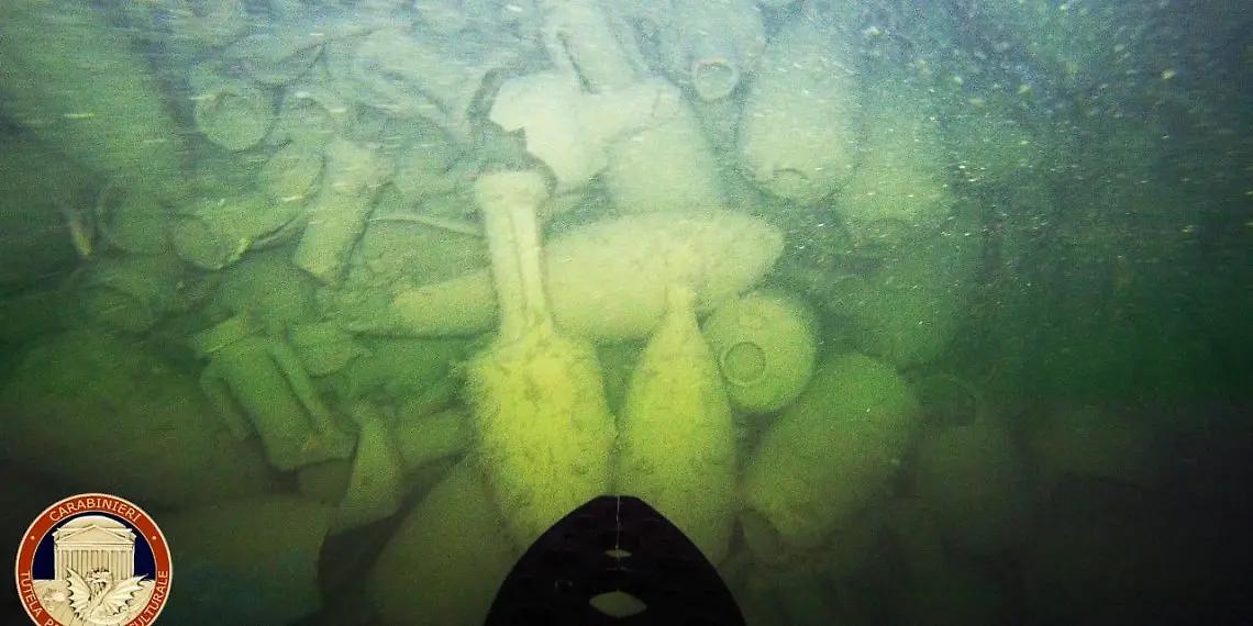 Nave romana rinvenuta nei fondali di Civitavecchia