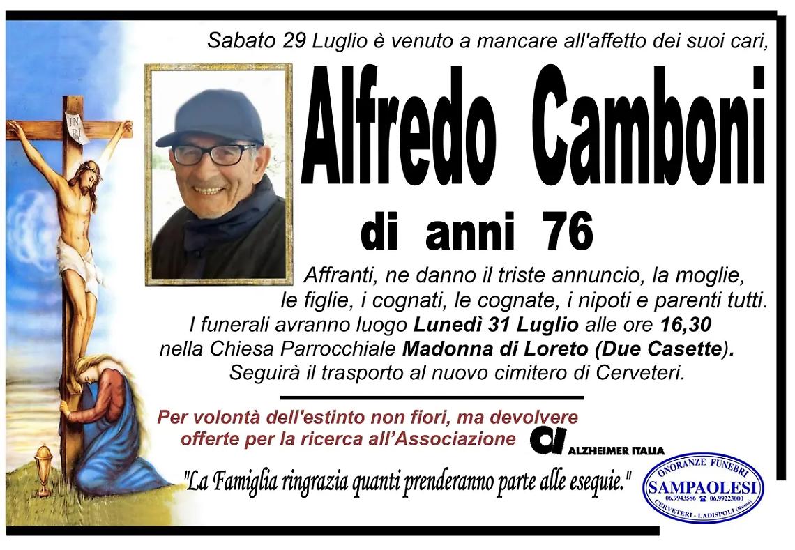 ALFREDO CAMBONI di anni 76