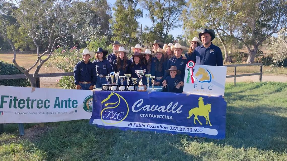 La FLC di Fabio Cozzolino fa il pieno di premi al Campionato Regionale di Gimkana Western
