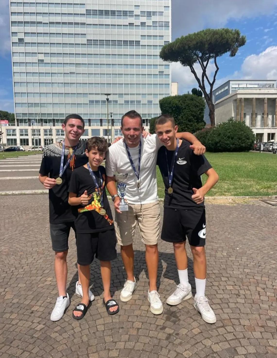 Il Lazio dei fratelli Sargolini e Spurio vince la Coppa delle Regioni