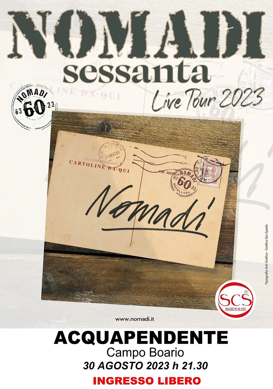 Acquapendente: i Nomadi in concerto gratuito, la band attesa mercoled&igrave;