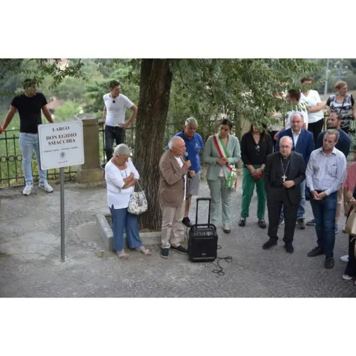 Tolfa, onorata la memoria di Don Egidio Smacchia