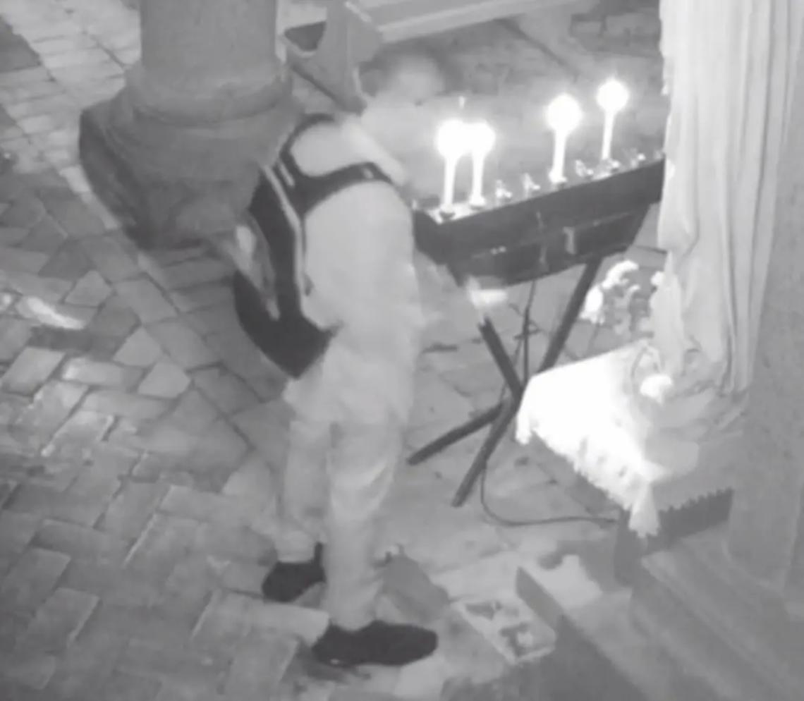 Viterbo: ladro ruba in chiesa, incastrato dalle telecamere