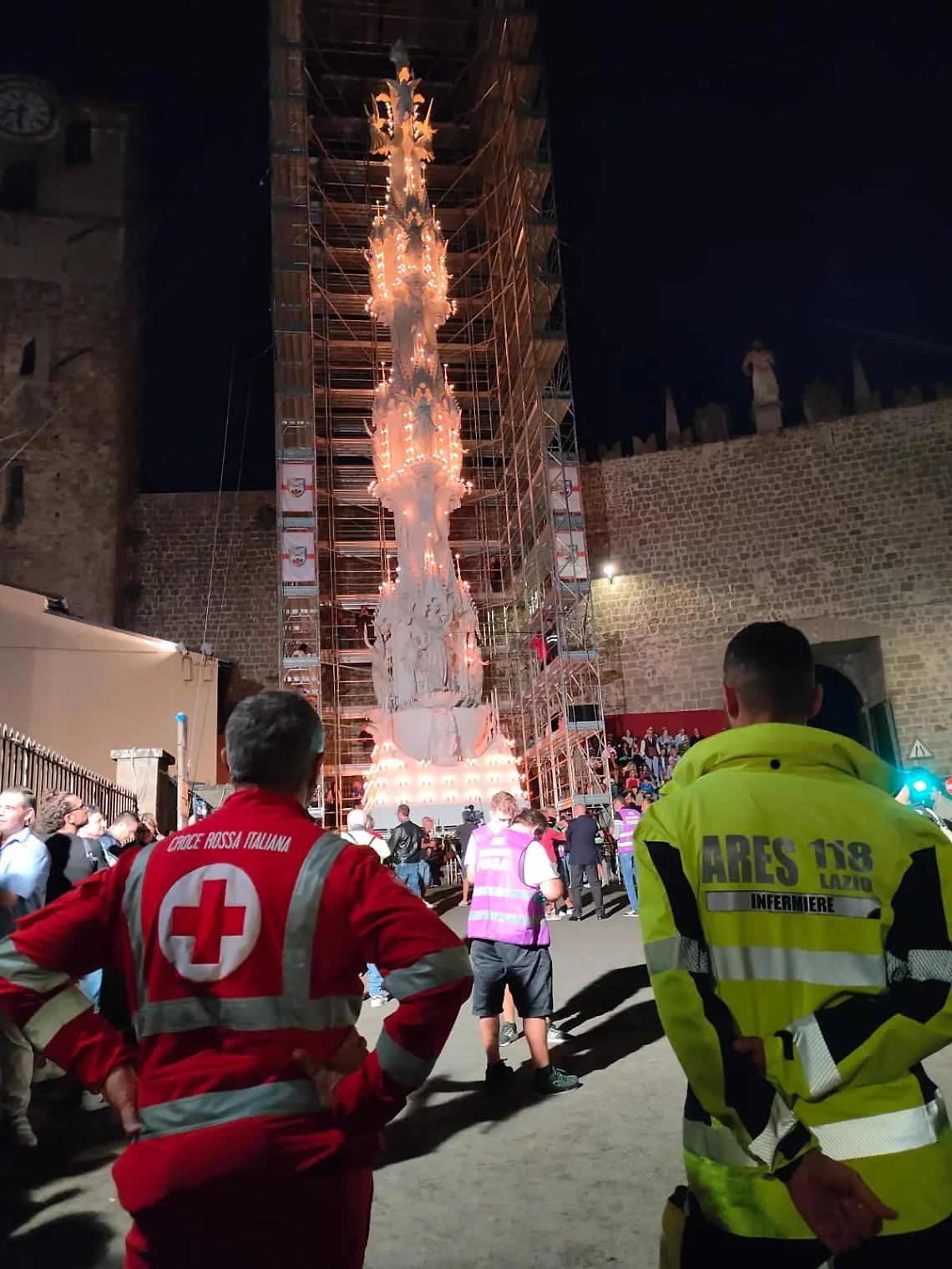 Viterbo, Santa Rosa: decine di soccorsi medici, uno in codice rosso