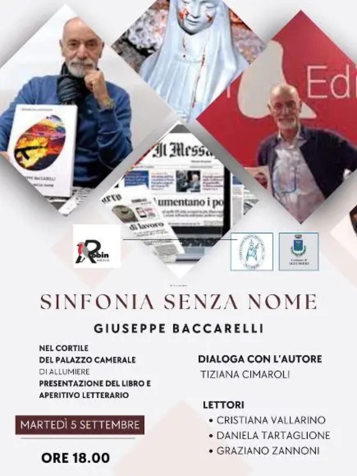 &ldquo;Sinfonia senza nome&rdquo;, uno spy thriller scritto dal giornalista Giuseppe Baccarelli