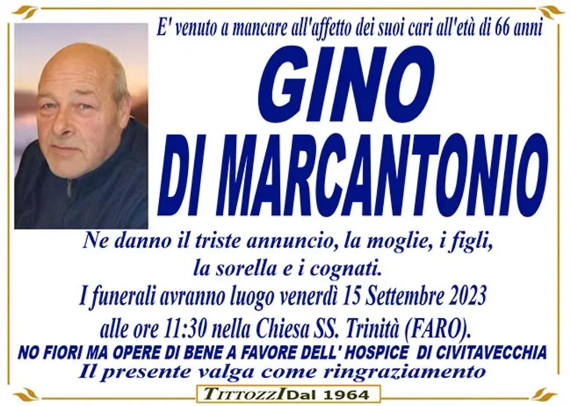 GINO DI MARCANTONIO