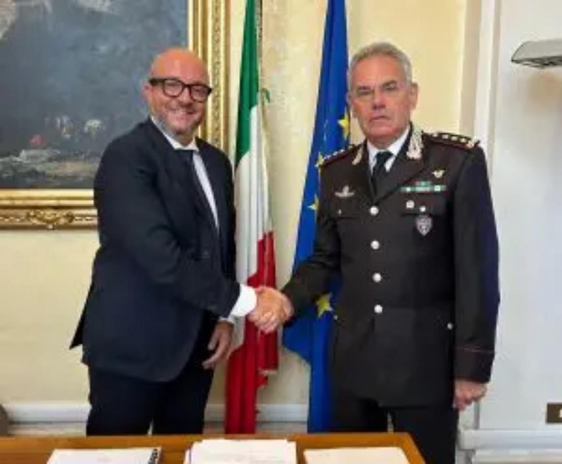 L&rsquo;onorevole Rotelli incontra il generale Andrea Rispoli