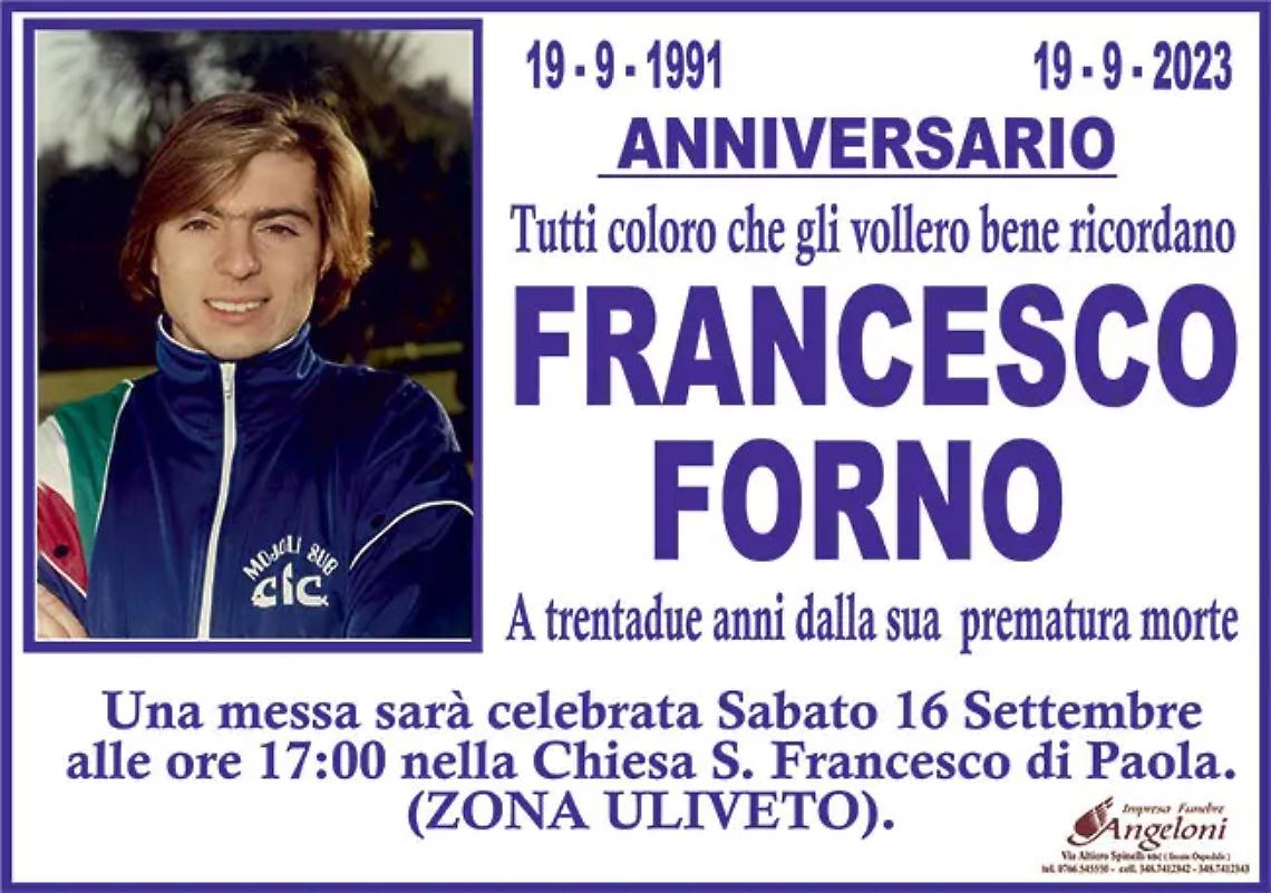 FRANCESCO FORNO &ndash; Anniversario