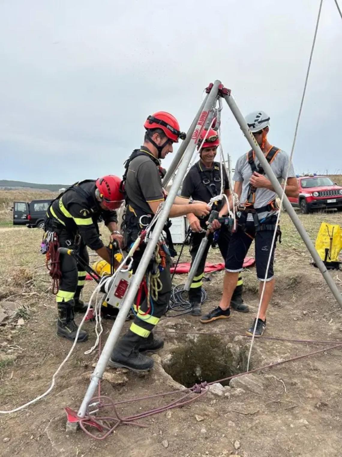 Tarquinia, vigili del fuoco in prima linea alla Civita per un&rsquo;indagine geologica e paleoclimatica VIDEO