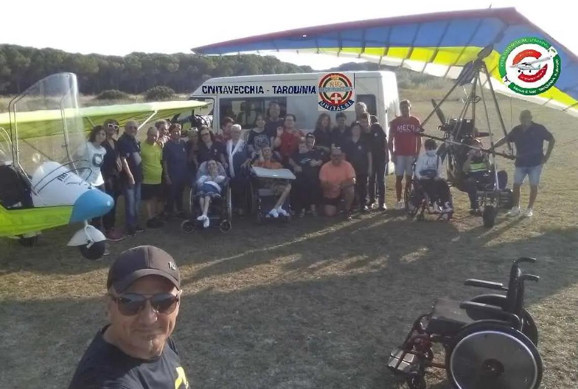 L&rsquo;Unitalsi di Civitavecchia in volo a Tarquinia