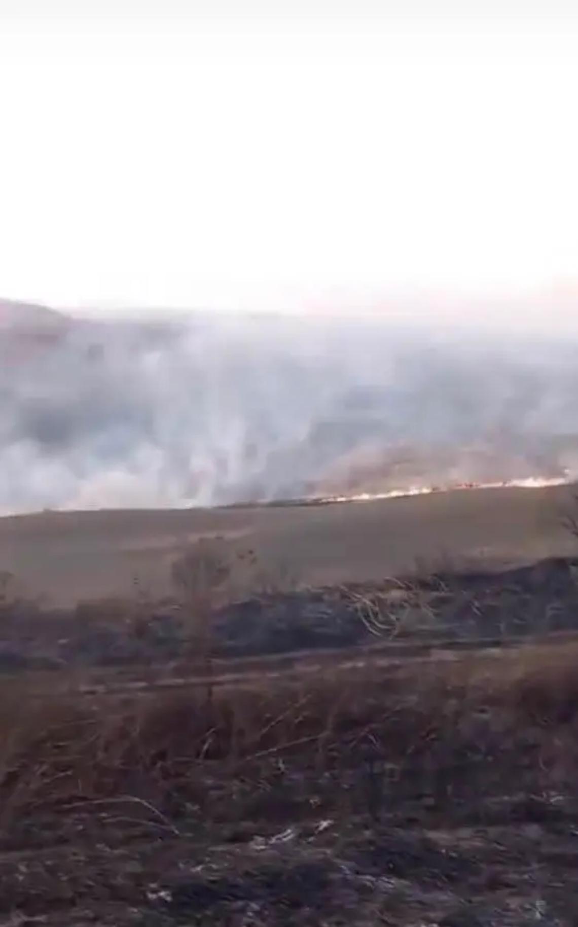 VASTO INCENDIO ALLA TURCHINA: LUNGO LAVORO PER I VOLONTARI AEOPC