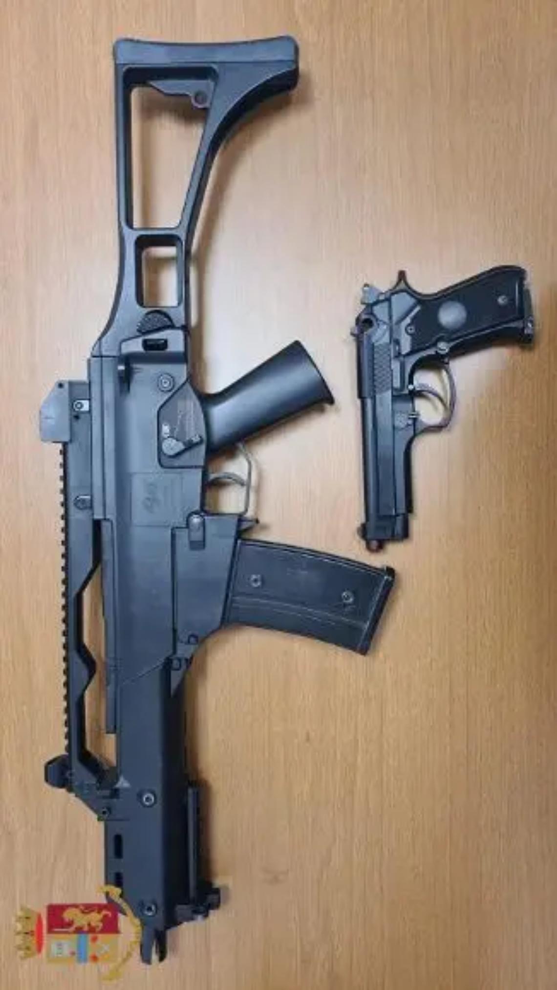 Sorpresi nel centro di Viterbo con pistole e fucili, ma stavano girando un video trap: denunciati tre ragazzi