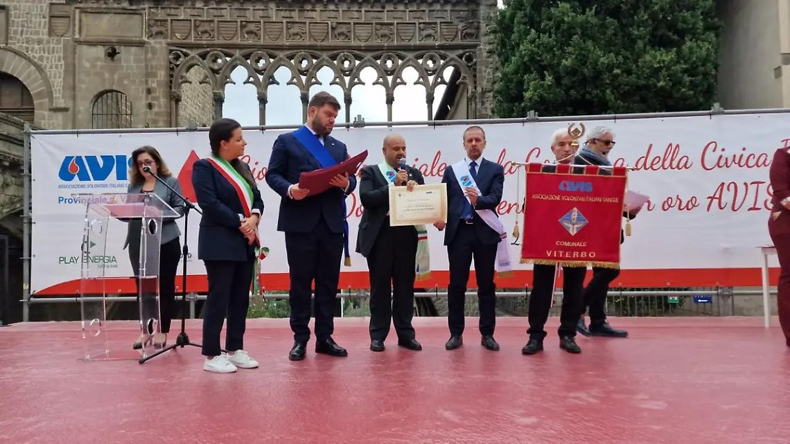 Viterbo, benemerenze per 950 donatori Avis