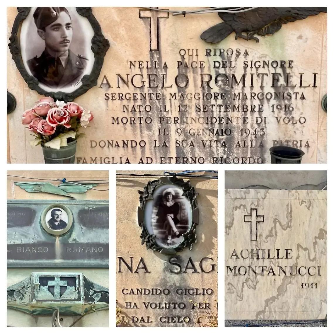 Un muro del ricordo al cimitero monumentale