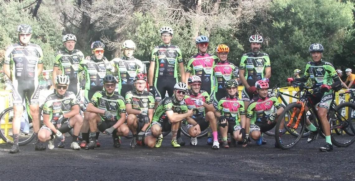 Mtb Santa Marinella campione nazionale endurance con Lorenzo Borgi, Gabriele Faccenda, Federico Forti e Daniele Mancini