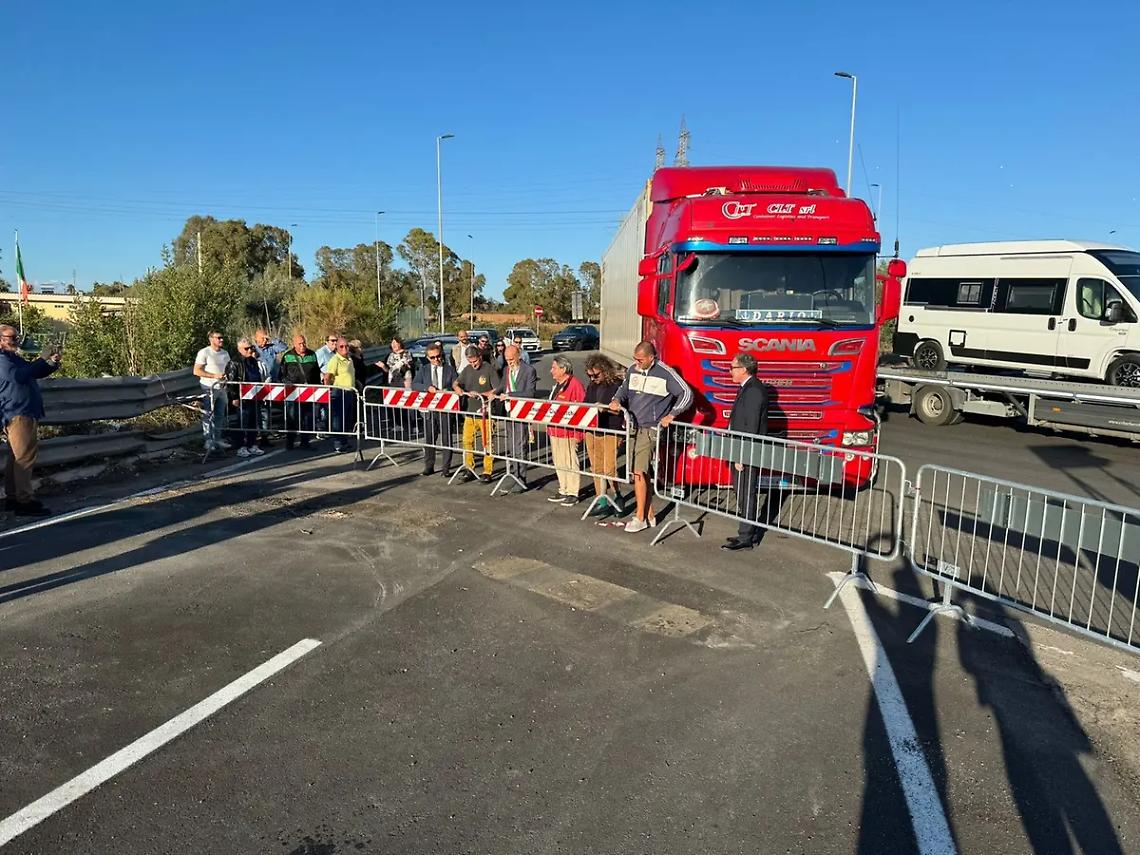 Zona industriale, riapre la galleria di via Marchi