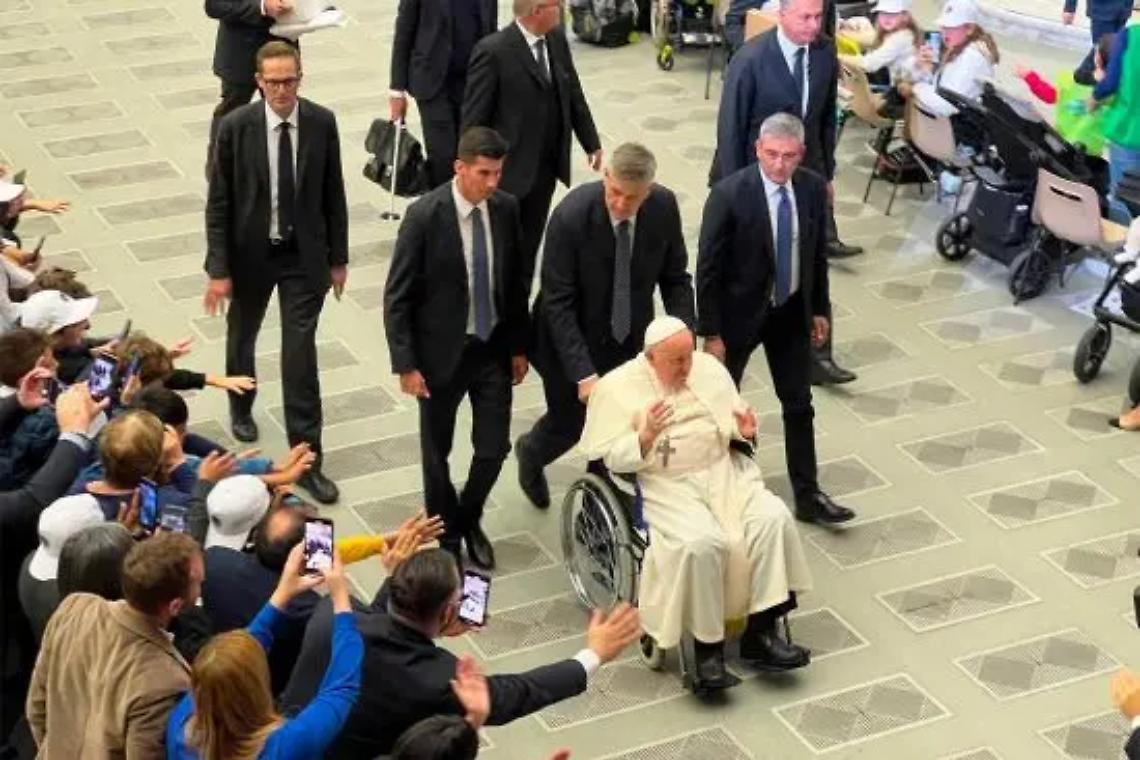 I bambini viterbesi incontrano il Papa