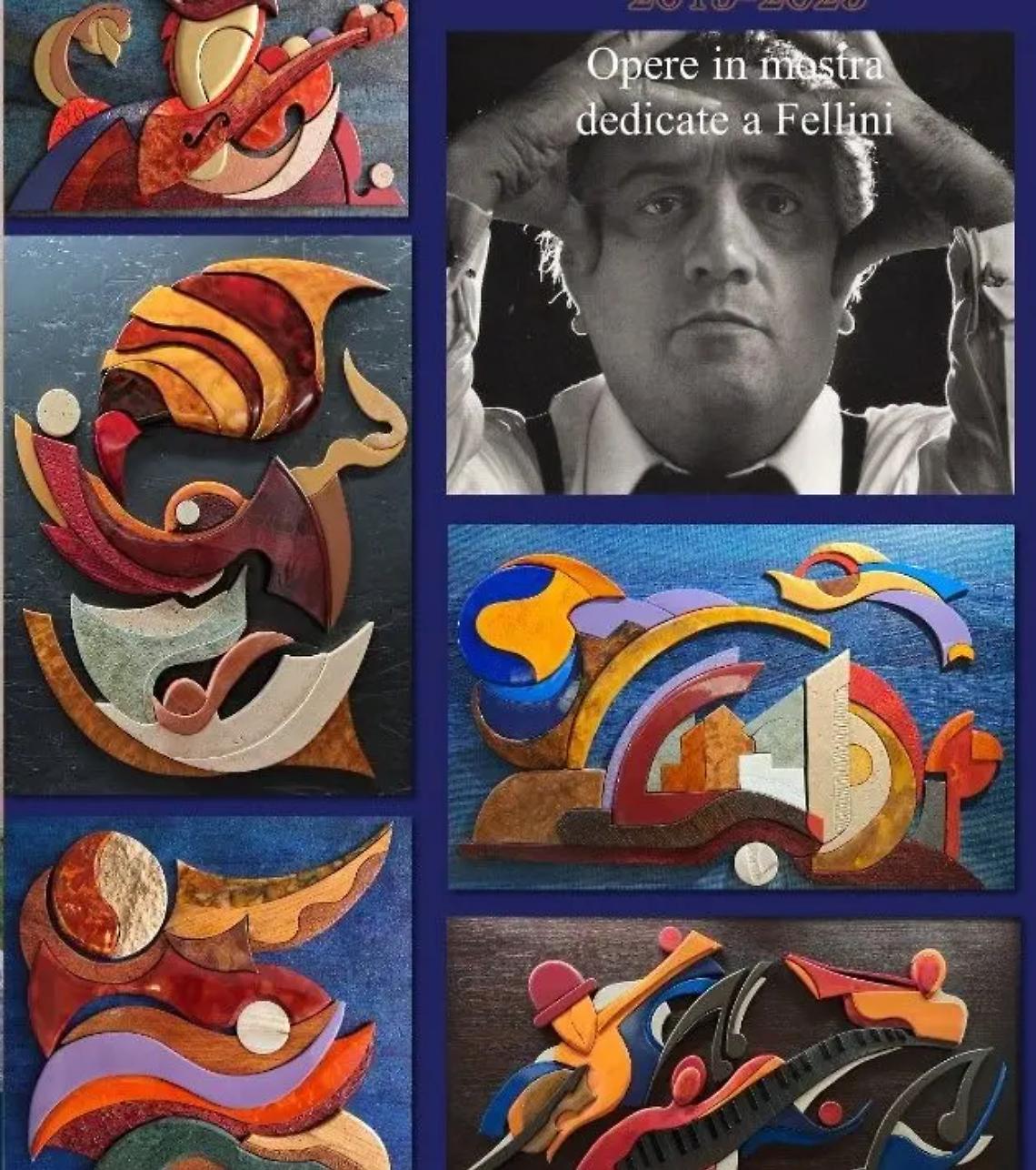 Taglio del nastro per la mostra di Fiorenzo Mascagna