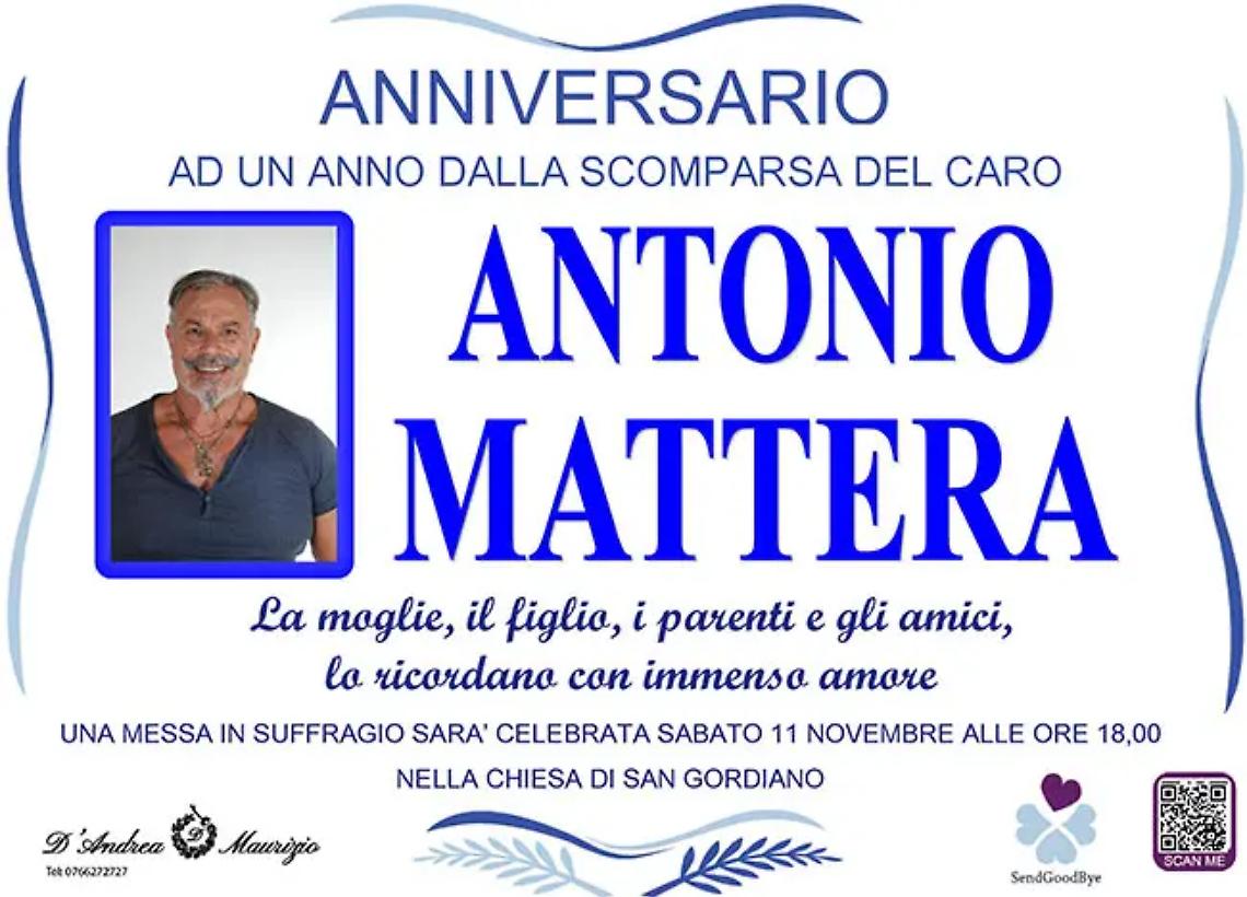 ANTONIO MATTERA &ndash; Anniversario