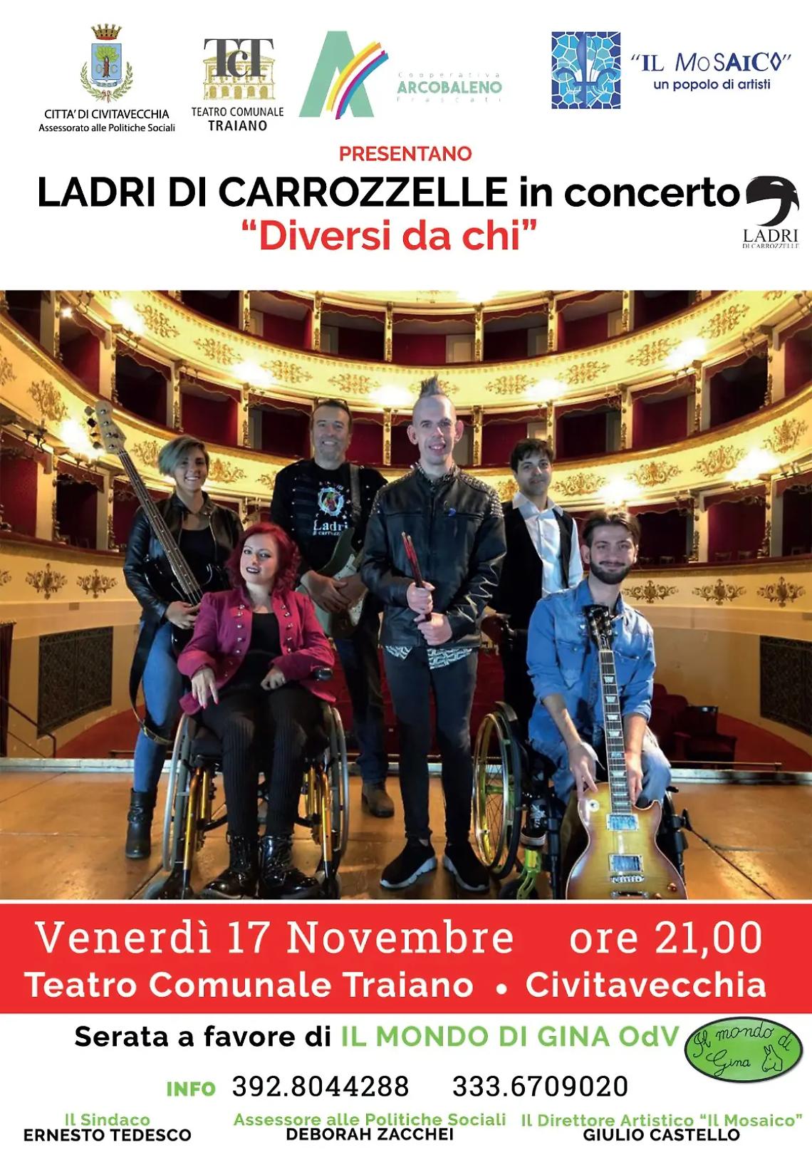 Traiano, domani sera si esibiscono i Ladri di carrozzelle