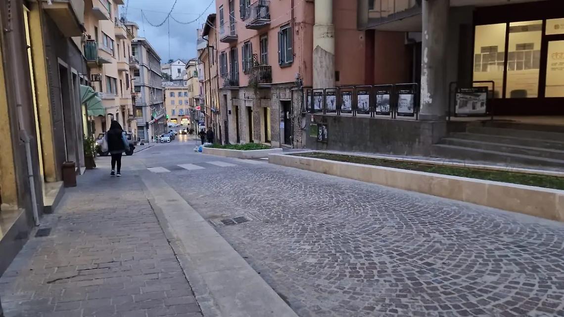 Viterbo, riaperta via Matteotti