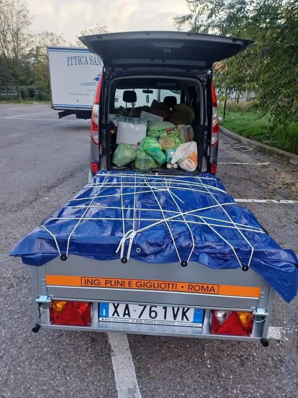 Carlo Marazzi volontario in aiuto alle popolazioni della Toscana