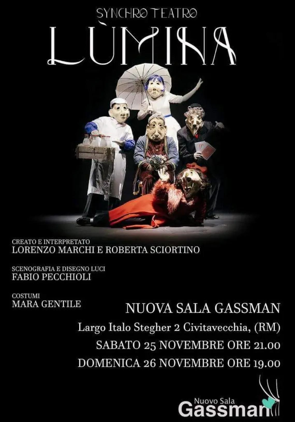 Nuovo sala Gassman, sul palco &ldquo;Lumina&rdquo;