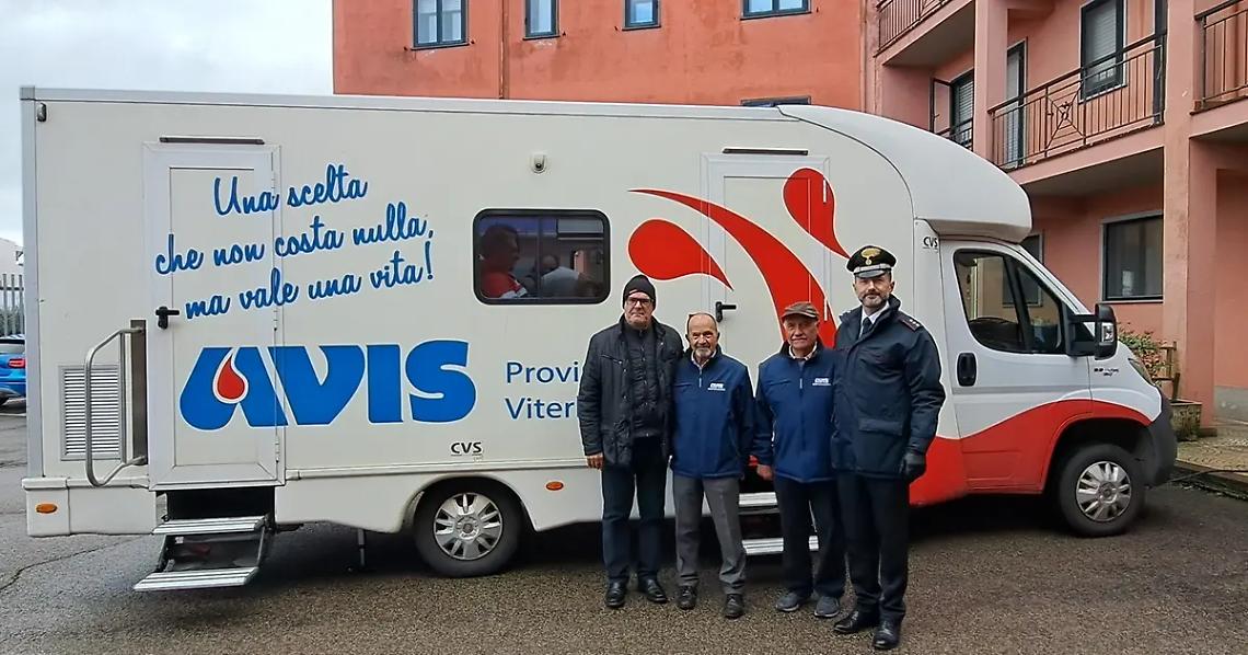 Donazione di sangue presso la Compagnia carabinieri di Montefiascone