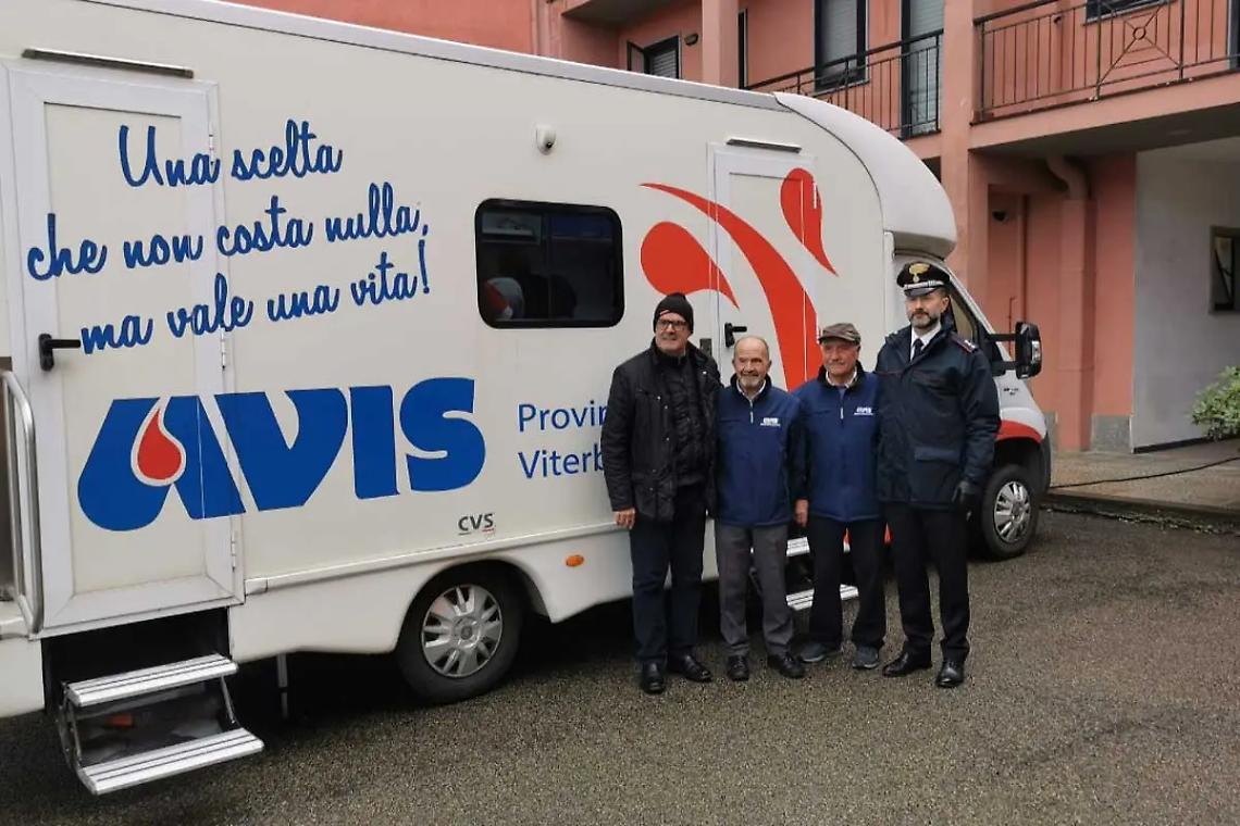 Avis e Arma dei carabinieri: raccolte 15 sacche di sangue