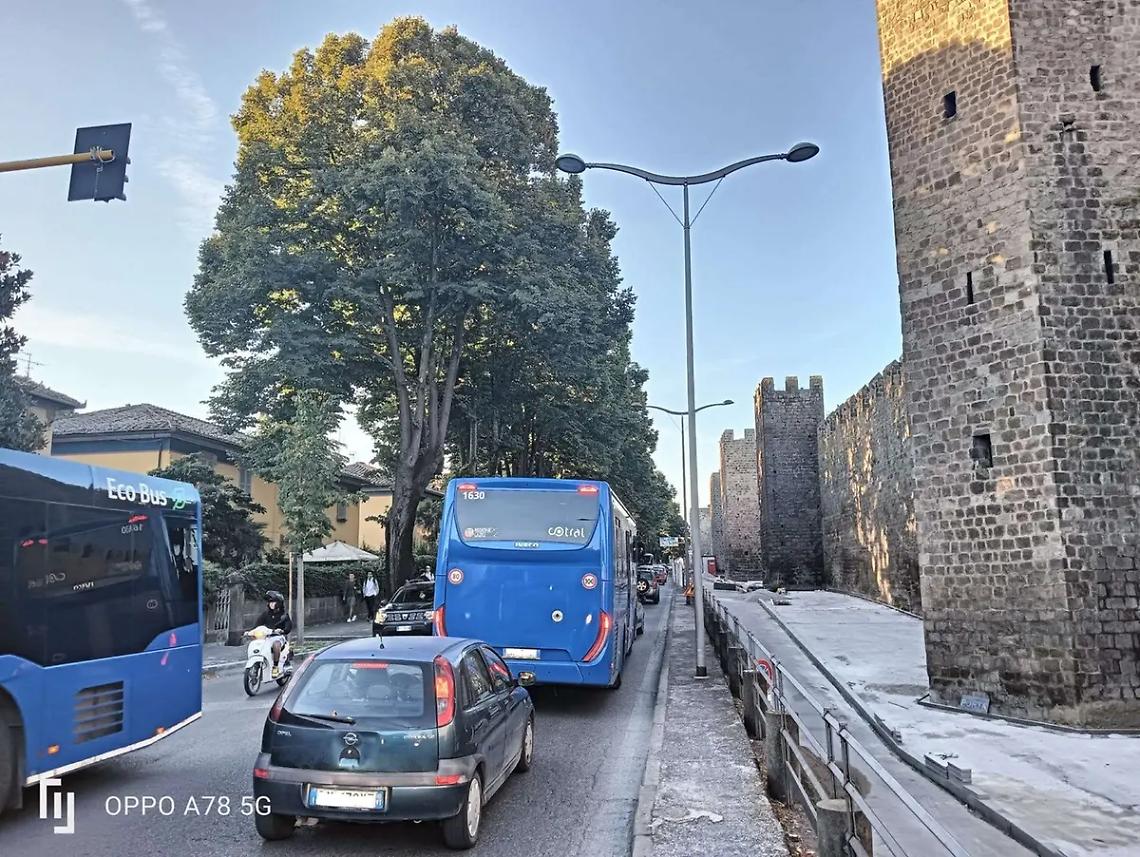 Viterbo: traffico, code e polemiche