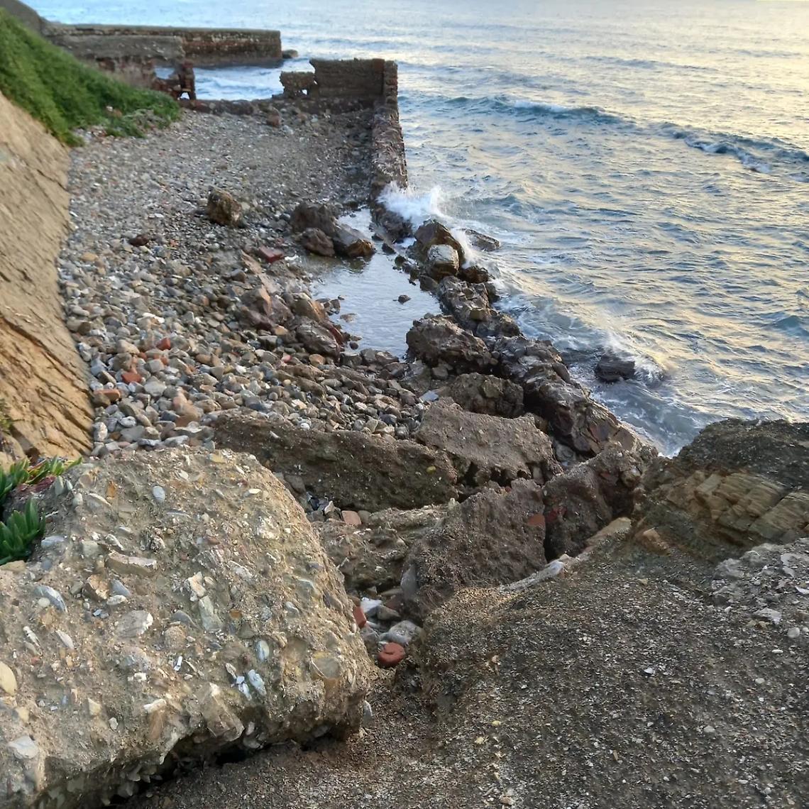 Civitavecchia, crollato un bunker della Seconda Guerra Mondiale