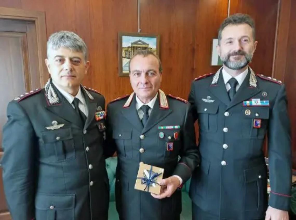 Si congeda il luogotenente Luciano Lauretti