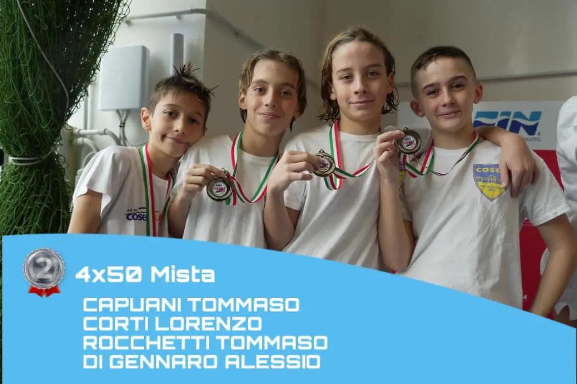 La Cosernuoto brilla alle finali del Trofeo Lanzi