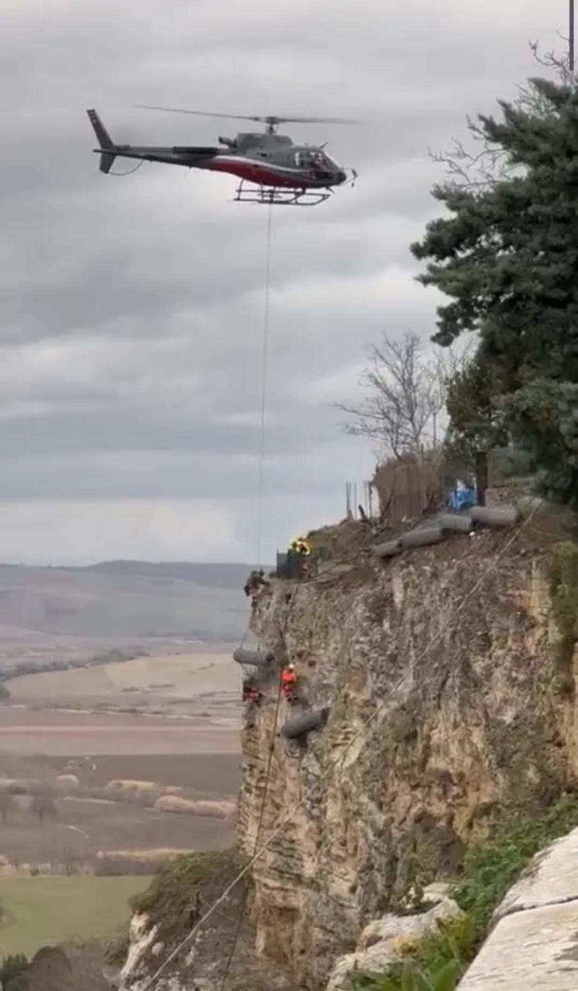 Tarquinia, avviati i lavori di consolidamento e messa in sicurezza della rupe