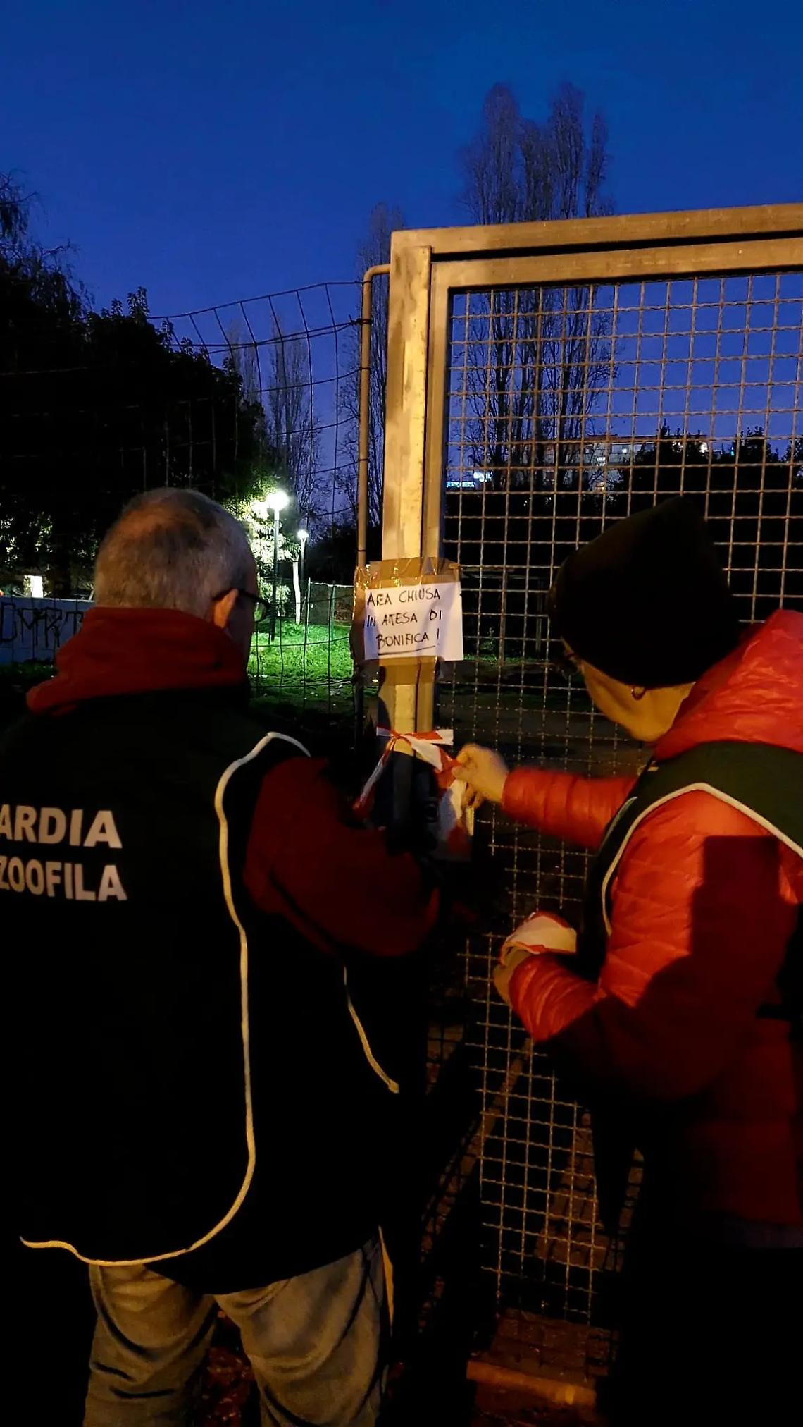 Allarme ratticidi, parco chiuso dalle zoofile